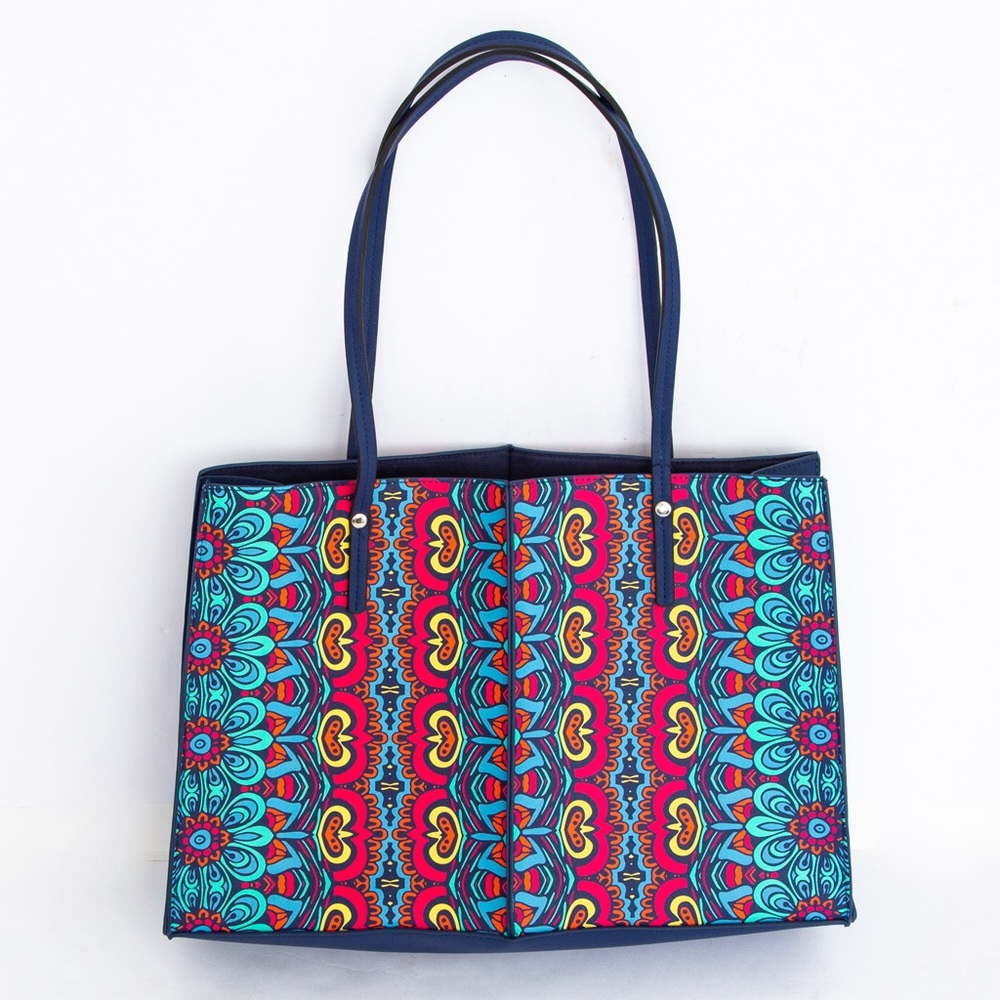 Nanette Lepore maxi tote Tabetha style patterned with interior bag